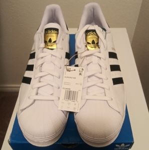 ADIDAS SUPERSTAR WHITE & BLACK (BRAND NEW)